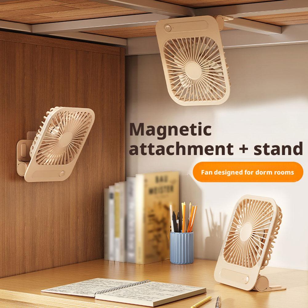 Office Furniture And Design - Ultradünner magnetischer Kühlventilator, Tischventilator, USB-wiederaufladbarer Wandventilator,