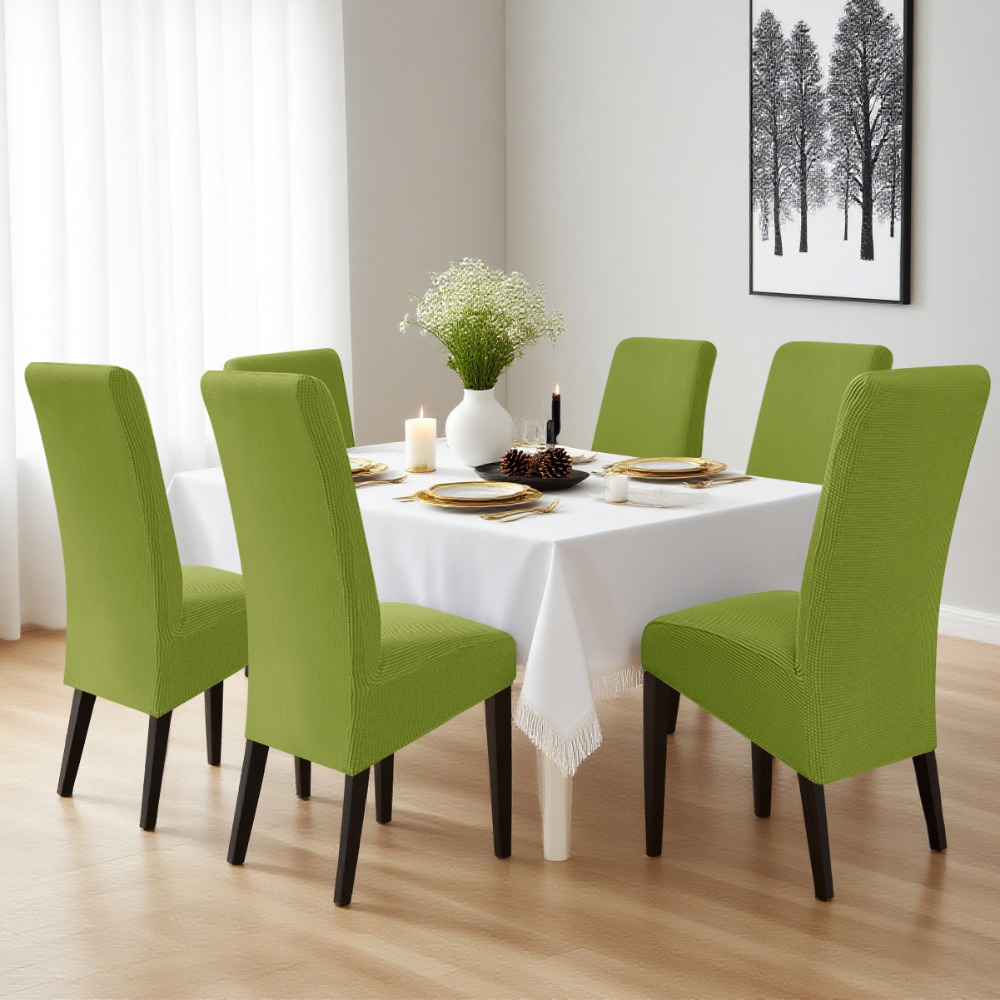 Visitor Chair Padded - Großer Stuhlbezug für Esszimmer, verstellbarer Jacquard-Sitzbezug
