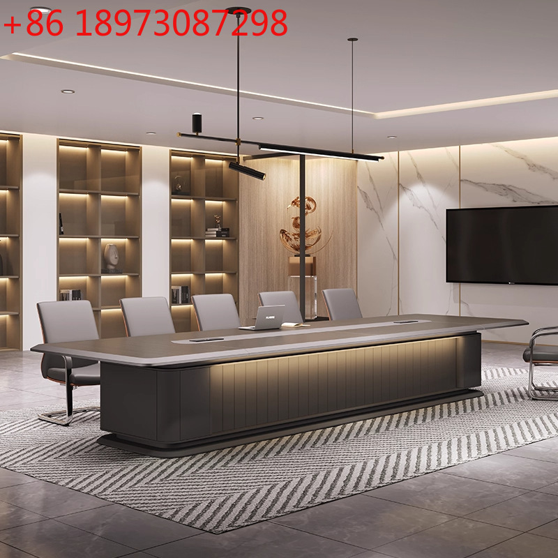 Office Furniture Luxury - Großer Büro-Konferenztisch, einfache moderne Verhandlung, hochwertige,