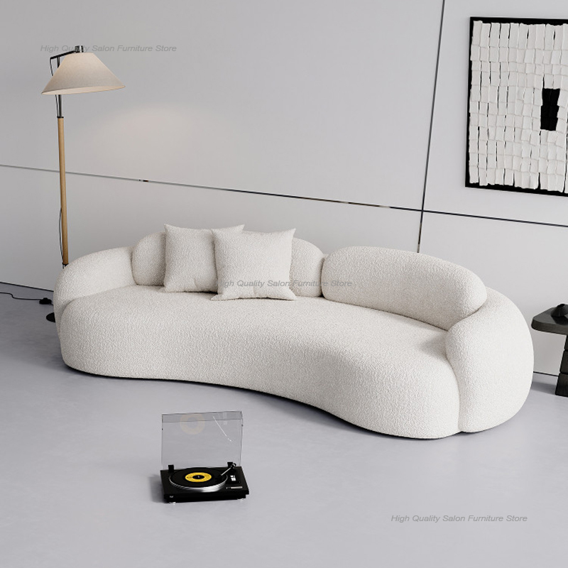 Office Furniture Luxury - Italienisches Creme-Stil Ruhebereich-Empfangssofa Nordisches Luxus-Schönheitssalon-Bekleidungsgeschäft-Sofa Büromöbel