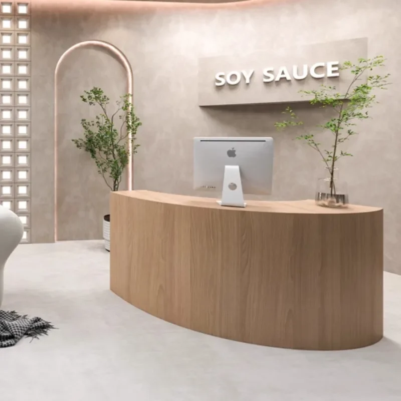 Office Furniture Bali - Geschwungener Schreibtisch für Ästhetik, Kassen- und