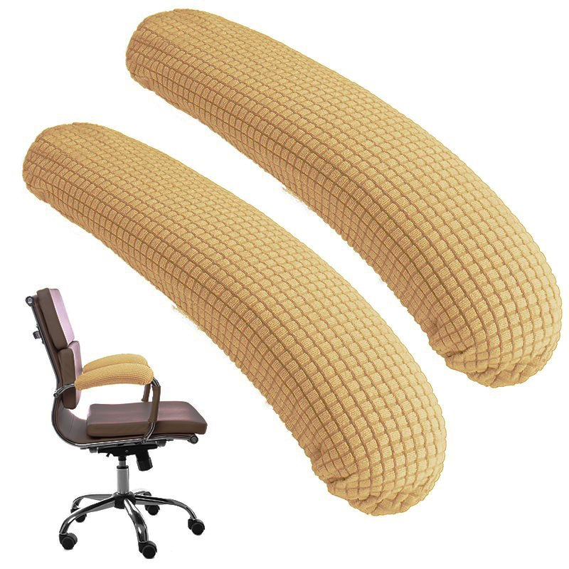 Visitor Chair Padded - 2-teilige Armlehnenabdeckungen für Bürostuhl, abnehmbare Armlehnenabdeckung