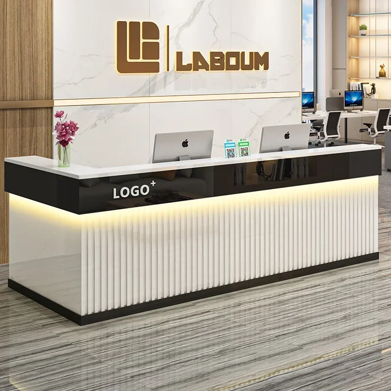 Office Furniture Bali - Purpito Salon-Empfangstheken, luxuriöse Büro-Kassentheken, einfache Bar-Empfangstheken,