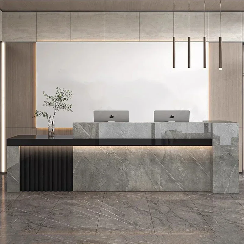 Office Furniture Bali - c13- Empfangstheke im Nordischen Stil, Moderner