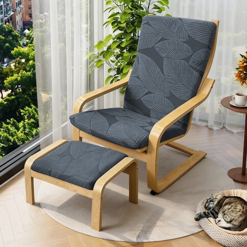 Leaves Jacquard Poang Stuhlauf – Visitor Chair Padded Bewertung und Preis