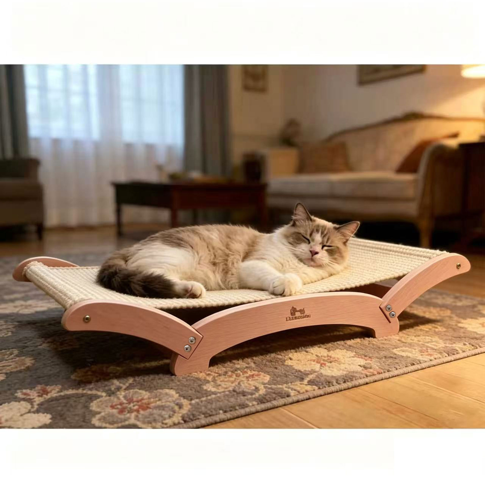 Sisal-Katzenkratzbett für Haus – Under Desk Hammock Bewertung und Preis