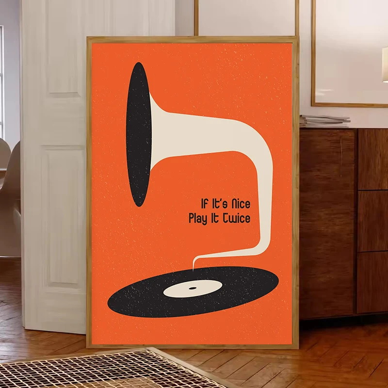Mid-Century Vinyl-Schallplatte – Office Furniture And Design Bewertung und Preis
