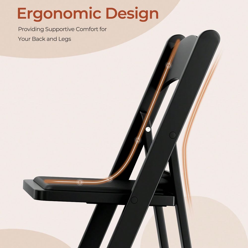4 Stück Klappstühle aus Kunsth – Visitor Chair Padded Bewertung und Preis