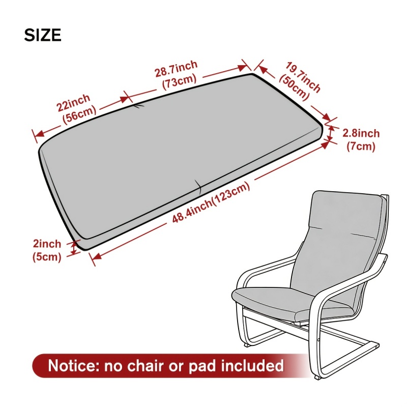 1 Stück Jacquard Poang Stuhlau – Visitor Chair Padded Bewertung und Preis
