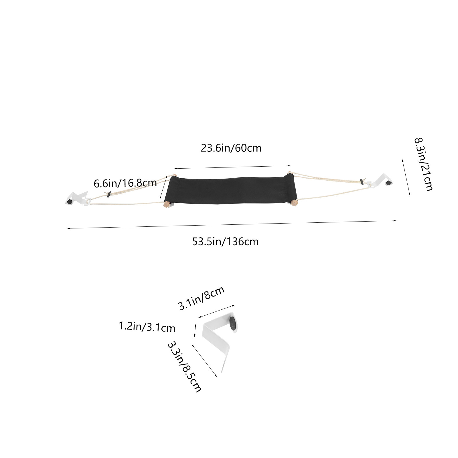1 Set Fußhängematte für unter  – Under Desk Hammock Bewertung und Preis